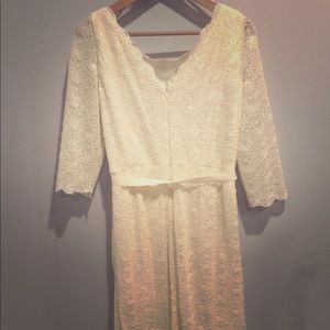 Wedding Beautiful off white lace dress